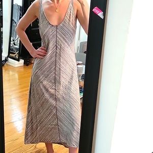 AG gray maxi dress medium